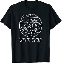 Santa Cruz California Surfing Surfer vintage retro T-Shirt