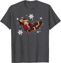Skateboard Weihnachtsmann - Skate Trick für Weihnachten T-Shirt