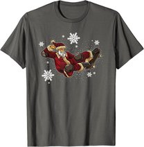 Skateboard Weihnachtsmann - Skate Trick für Weihnachten T-Shirt