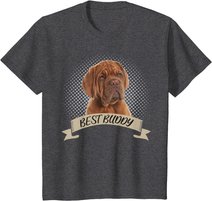 Dogue de Bordeaux Bester Freund Hundeportrait T-Shirt