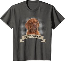 Dogue de Bordeaux Bester Freund Hundeportrait T-Shirt