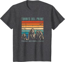 Torres del Paine | Retro Chile Berg | Anden | Mountains T-Shirt