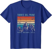 Torres del Paine | Retro Chile Berg | Anden | Mountains T-Shirt