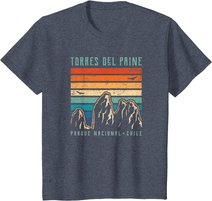 Torres del Paine | Retro Chile Berg | Anden | Mountains T-Shirt