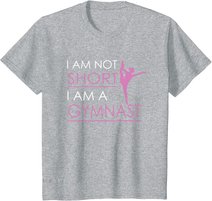Ich bin nicht klein Ich bin eine Turnerin |Gymnastik Turnen T-Shirt
