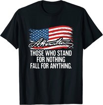 T-Shirt Alexander Hamilton | USA Amerika Zitat Spruch T-Shirt