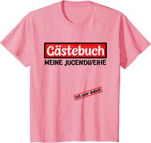 Jugendweihe Junge Mädchen Gästebuch Konfirmation Geschenk T-Shirt