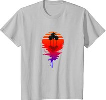Synthwave Retro Nostalgie Sonne 90er Vaporwave Outrun T-Shirt
