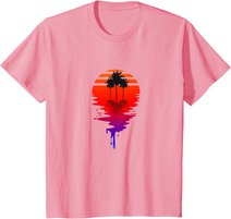 Synthwave Retro Nostalgie Sonne 90er Vaporwave Outrun T-Shirt