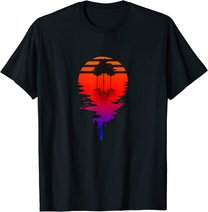 Synthwave Retro Nostalgie Sonne 90er Vaporwave Outrun T-Shirt