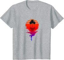 Synthwave Retro Nostalgie Sonne 90er Vaporwave Outrun T-Shirt
