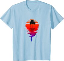 Synthwave Retro Nostalgie Sonne 90er Vaporwave Outrun T-Shirt