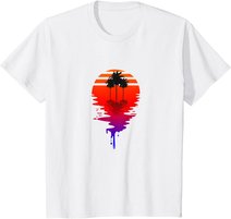 Synthwave Retro Nostalgie Sonne 90er Vaporwave Outrun T-Shirt