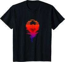 Synthwave Retro Nostalgie Sonne 90er Vaporwave Outrun T-Shirt