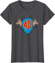 Superhelden Geschenke zum 40 Geburtstag - 40 T-Shirt