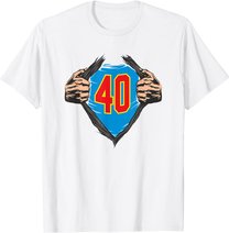 Superhelden Geschenke zum 40 Geburtstag - 40 T-Shirt