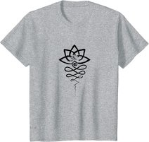 Spirituelles Symbol Unalome T-Shirt