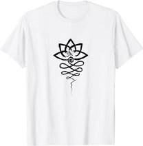 Spirituelles Symbol Unalome T-Shirt