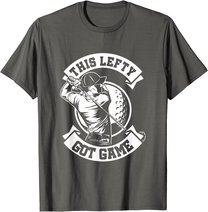 Herren Linkshänder Spieler Golf Spieler Lefty Golfspieler Geschenk T-Shirt