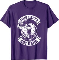 Herren Linkshänder Spieler Golf Spieler Lefty Golfspieler Geschenk T-Shirt