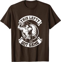 Herren Linkshänder Spieler Golf Spieler Lefty Golfspieler Geschenk T-Shirt