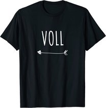 Rotze Voll Partnerlook Party Outfit JGA Bier Apres Ski T-Shirt