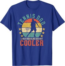 Herren Tennis Dad Vintage Tennis Player Father's Day T-Shirt