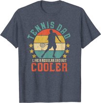 Herren Tennis Dad Vintage Tennis Player Father's Day T-Shirt