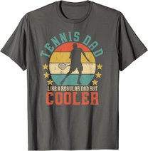 Herren Tennis Dad Vintage Tennis Player Father's Day T-Shirt