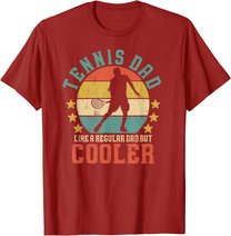 Herren Tennis Dad Vintage Tennis Player Father's Day T-Shirt