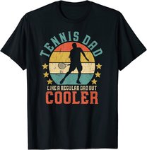 Herren Tennis Dad Vintage Tennis Player Father's Day T-Shirt