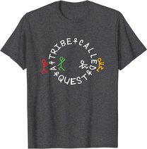 A Tribe Called Quest Official Circle Logo Grey T-Shirt