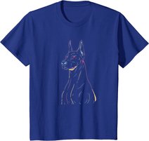 Dobermann Hund Hundebesitzer Hundeliebhaber Design Dobermann T-Shirt
