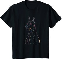 Dobermann Hund Hundebesitzer Hundeliebhaber Design Dobermann T-Shirt