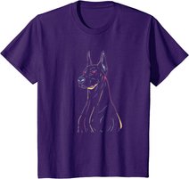 Dobermann Hund Hundebesitzer Hundeliebhaber Design Dobermann T-Shirt