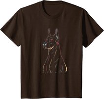 Dobermann Hund Hundebesitzer Hundeliebhaber Design Dobermann T-Shirt
