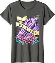 Get In Loser Coffin Pastel Goth Kawaii Halloween Aesthetic T-Shirt