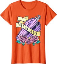 Get In Loser Coffin Pastel Goth Kawaii Halloween Aesthetic T-Shirt