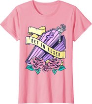 Get In Loser Coffin Pastel Goth Kawaii Halloween Aesthetic T-Shirt