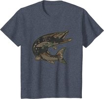 Hecht Raubfisch I Angler Fisch Fischen Geschenk T-Shirt