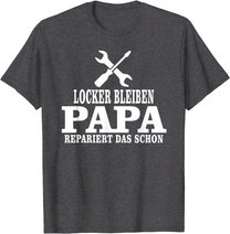 Herren Vatertag Sprüche Bester Dad, Vater Geschenk, Papas Reperatur T-Shirt