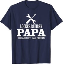 Herren Vatertag Sprüche Bester Dad, Vater Geschenk, Papas Reperatur T-Shirt