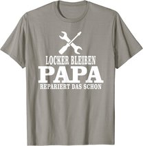 Herren Vatertag Sprüche Bester Dad, Vater Geschenk, Papas Reperatur T-Shirt