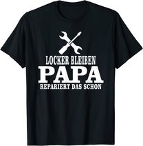 Herren Vatertag Sprüche Bester Dad, Vater Geschenk, Papas Reperatur T-Shirt