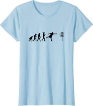 Disc Golf T-Shirt Evolution Discgolf Shirt Disc Golfer Shirt