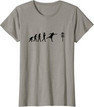 Disc Golf T-Shirt Evolution Discgolf Shirt Disc Golfer Shirt
