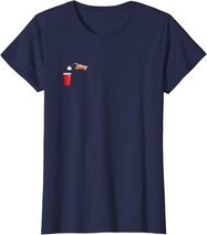 beer pong Trinkspiel beerpong Trinkspruch bier pong Geschenk T-Shirt