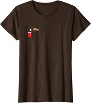 beer pong Trinkspiel beerpong Trinkspruch bier pong Geschenk T-Shirt