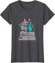 Synthesizer Katze Synth Vaporwave - Synthesizer Cat T-Shirt