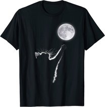 Katzen Liebhaber, Katze und Mond Katzen Mutter Geschenke T-Shirt